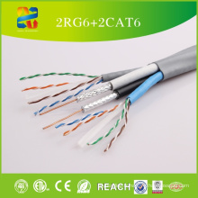 Chine Vente de haute qualité à faible prix 2RG6 + 2CAT6 câble